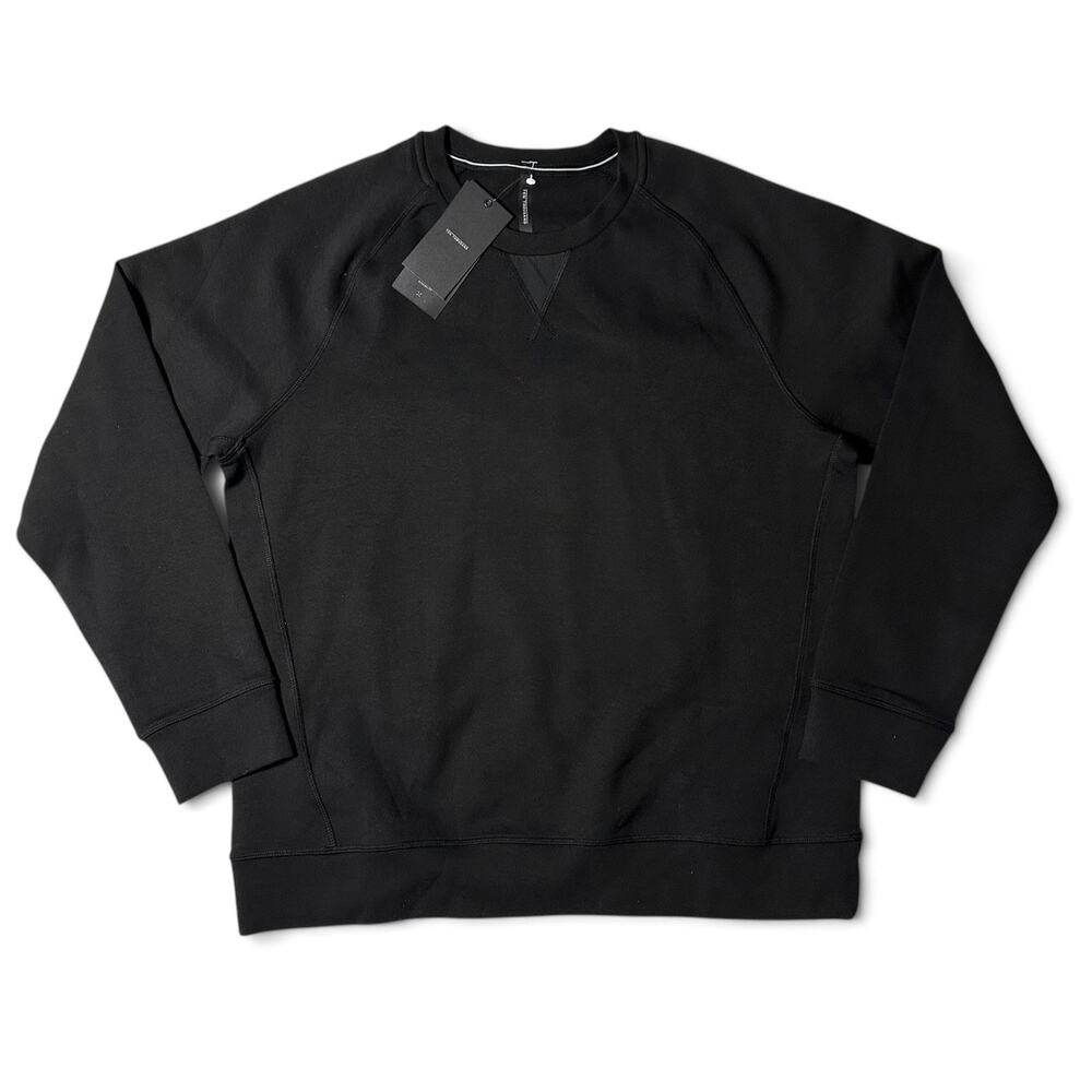 Ten Thousand Recover Crew Sweatshirt Mens Size XL Black Scuba Knit Cotton NWT
